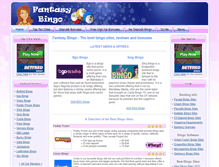 Tablet Screenshot of fantasy-bingo.co.uk